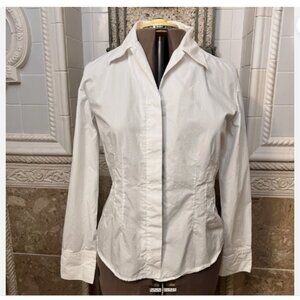 Spiegel Together. Size 14. Embellished Beaded White Cotton Long Vintage B128